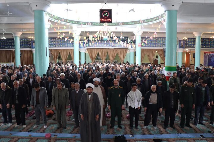 تصاویر/ آیین عبادی سیاسی نماز جمعه تکاب