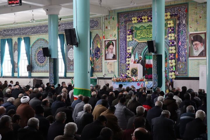 تصاویر/ آیین عبادی سیاسی نماز جمعه تکاب