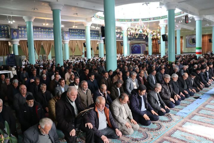 تصاویر/ آیین عبادی سیاسی نماز جمعه تکاب