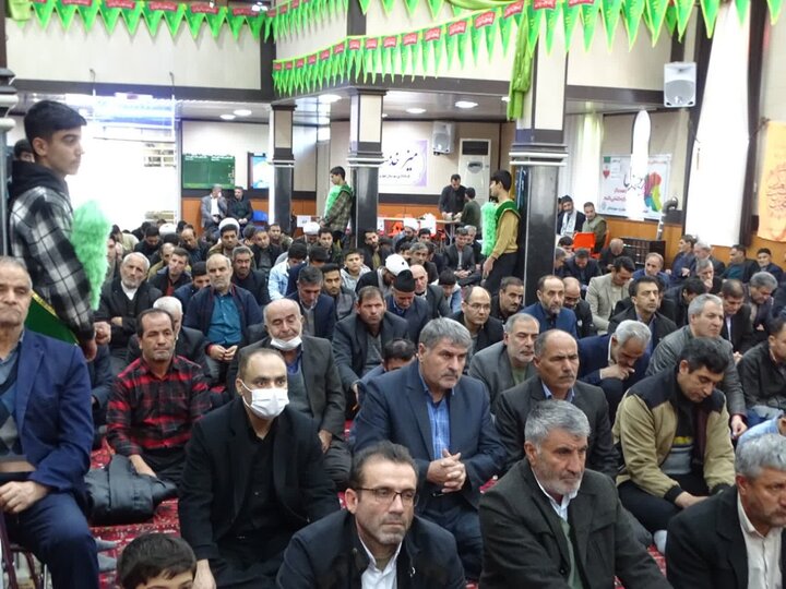 تصاویر/ آیین عبادی سیاسی نماز جمعه چهاربرج