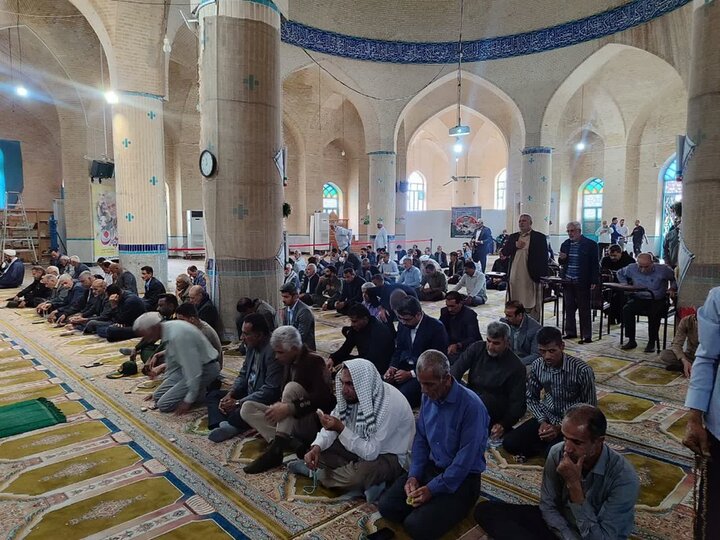 تصاویر/ اقامه نمازجمعه شهر کهنوج