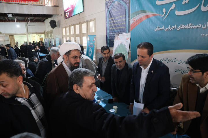 تصاویر / میز خدمت همدان