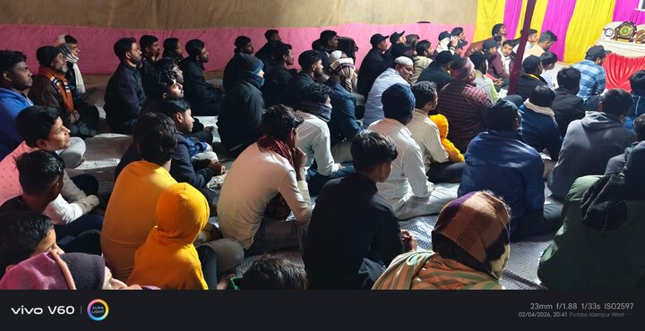 ইমাম মাহদী (আ.)-এর পবিত্র জন্মবার্ষিকী উপলক্ষ্যে বীরভূমে প্রথম প্রকাশ্য আলোচনা মাহফিল অনুষ্ঠিত/ছবি