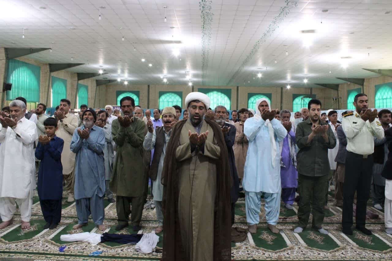 تصاویر/ آیین عبادی سیاسی نماز جمعه شهرستان دلگان