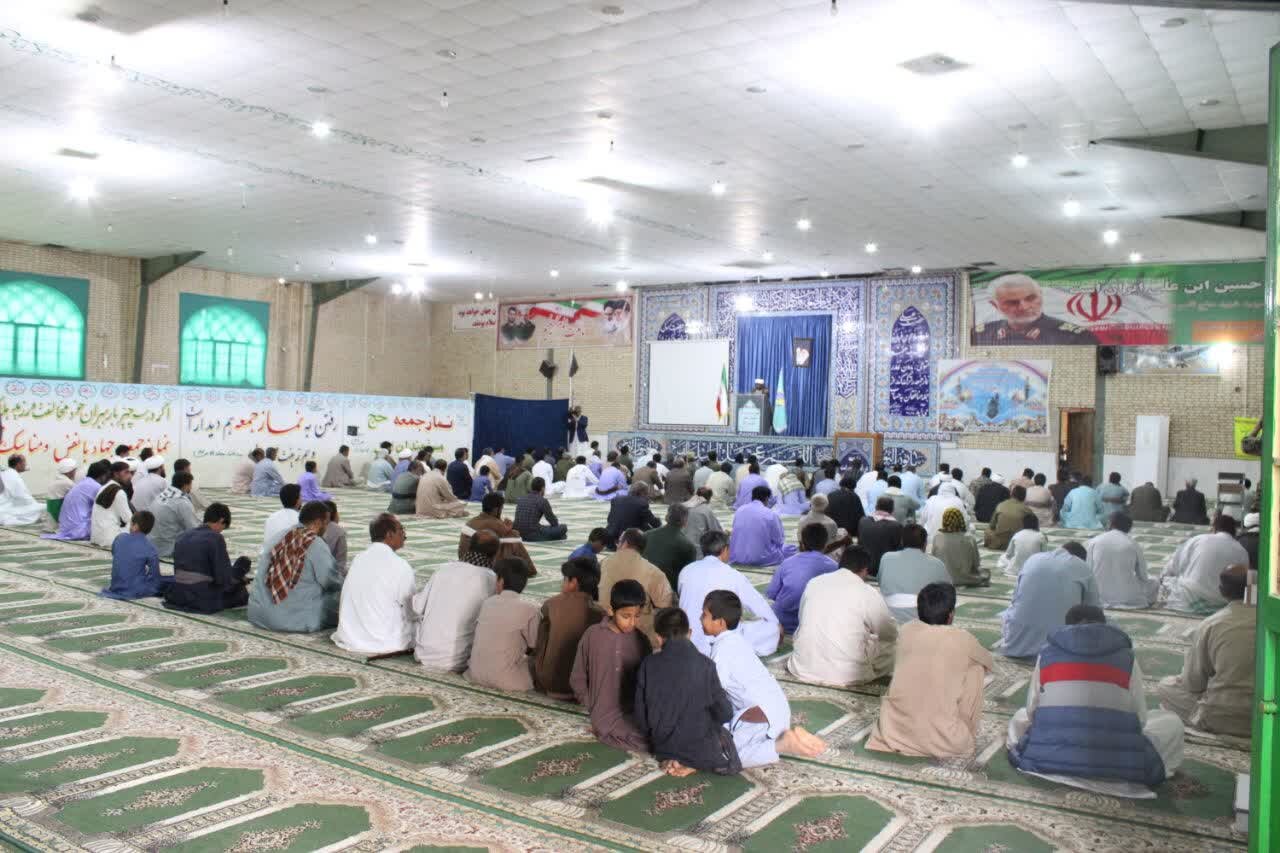 تصاویر/ آیین عبادی سیاسی نماز جمعه شهرستان دلگان