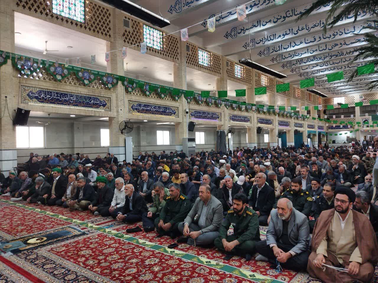 تصاویر/ برگزاری نماز جمعه شهرستان مهریز