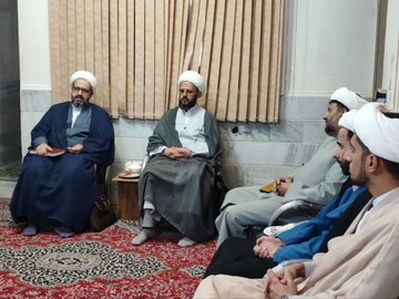 تصاویر/ حضور مدیر حوزه علمیه استان کرمان در مدرسه علمیه جعفریه زرند