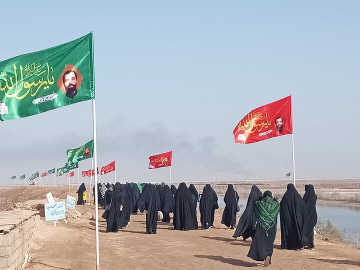 تصاویر/ بازدید طلاب حوزه علمیه خواهران استان از مناطق عملیاتی طلاییه و هویزه