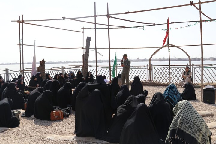 بازدید طلاب حوزه علمیه خواهران استان بوشهر از منطقه عملیاتی والفجر۸ به روایت تصاویر