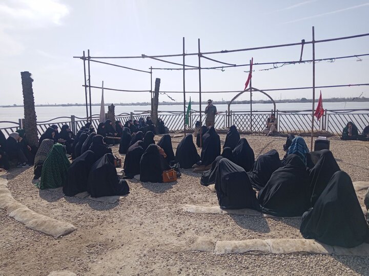 بازدید طلاب حوزه علمیه خواهران استان بوشهر از منطقه عملیاتی والفجر۸ به روایت تصاویر