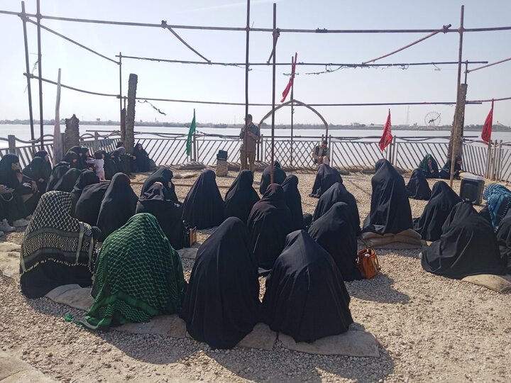 بازدید طلاب حوزه علمیه خواهران استان بوشهر از منطقه عملیاتی والفجر۸ به روایت تصاویر