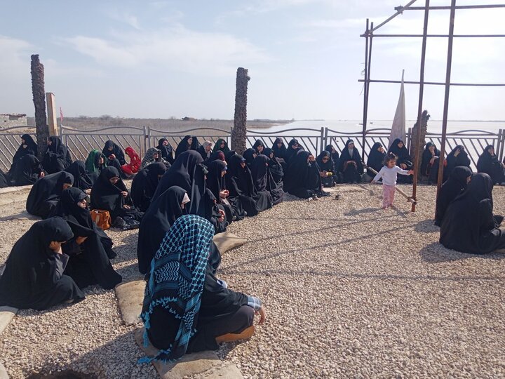 بازدید طلاب حوزه علمیه خواهران استان بوشهر از منطقه عملیاتی والفجر۸ به روایت تصاویر
