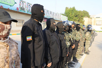 برگزاری رزمایش گردانهای الی بیت المقدس بسیج در استان هرمزگان