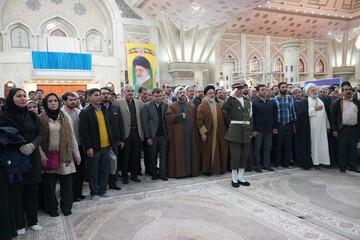 تصاویر/ تجدید میثاق دانشگاهیان با آرمان‌های امام خمینی(ره)