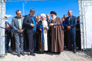 بهره برداری از مخزن ذخیره آب ۱۵ هزار مترمکعبی غدیر یزد