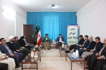 تصاویر/ جلسه شورای فرهنگ عمومی در شهرستان مهران