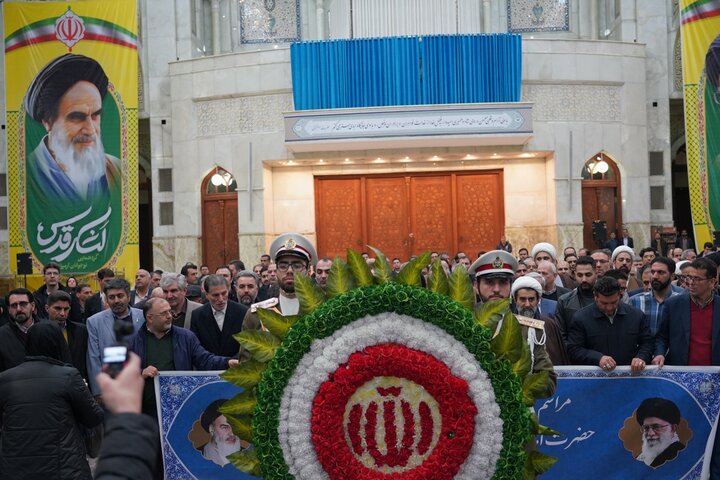 تصاویر/ تجدید میثاق دانشگاهیان با آرمان‌های امام خمینی(ره)