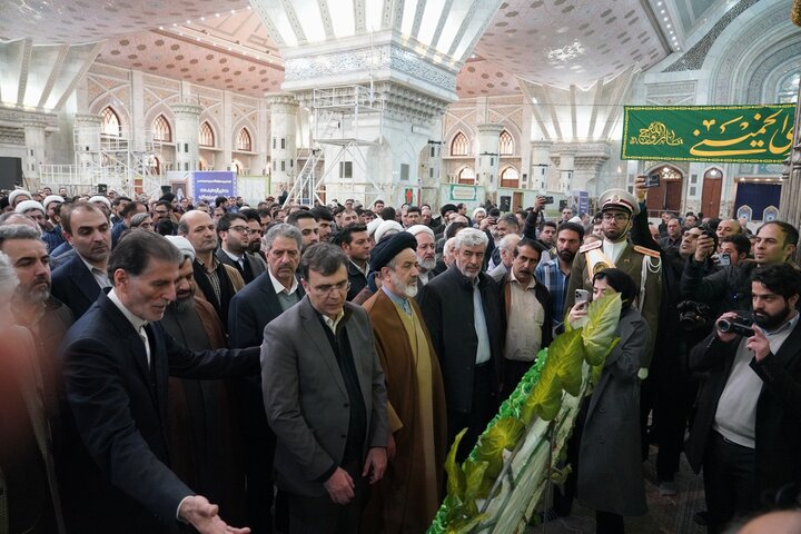 تصاویر/ تجدید میثاق دانشگاهیان با آرمان‌های امام خمینی(ره)