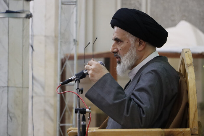 تصاویر/ درس اخلاق مدرسه‌ عالی شهید مطهری