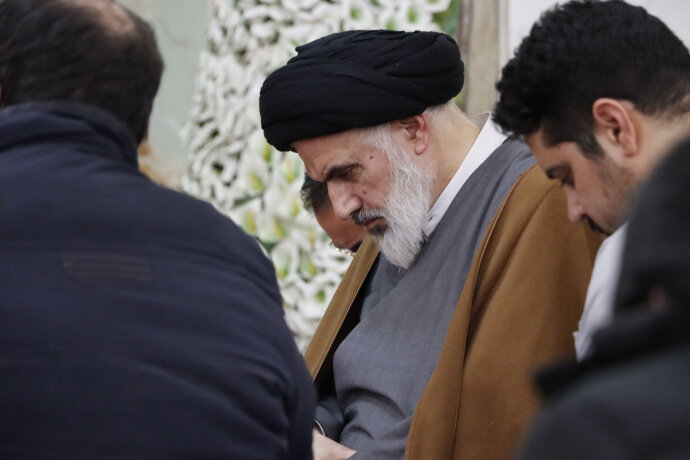 تصاویر/ درس اخلاق مدرسه‌ عالی شهید مطهری