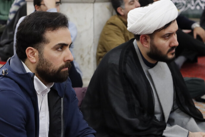 تصاویر/ درس اخلاق مدرسه‌ عالی شهید مطهری