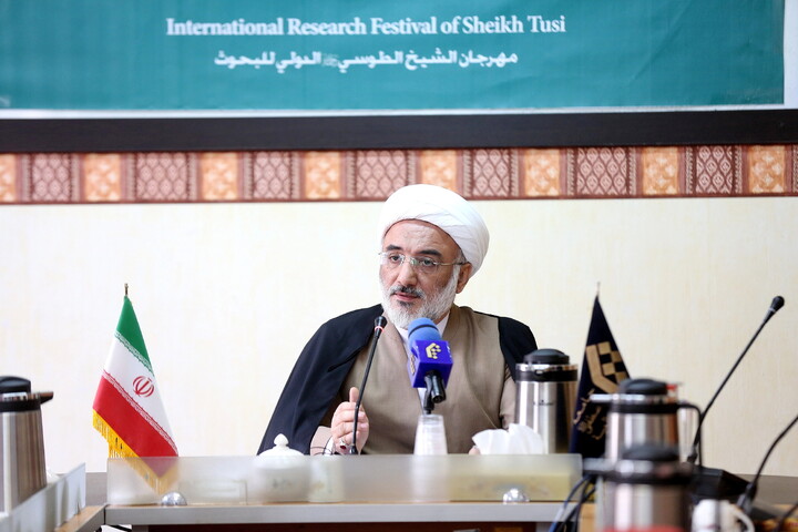 تصاویر/ نشست خبری جشنواره بین المللی پژوهشی شیخ طوسی