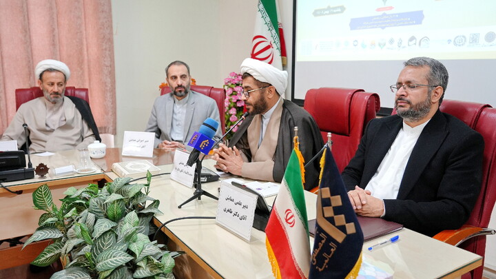 تصاویر/ نشست خبری همایش بین المللی گفتمان مقاومت اسلامی در عرصه علوم انسانی