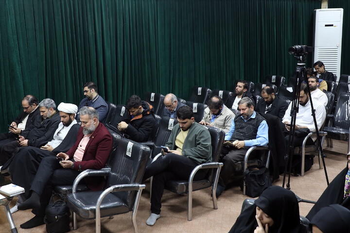 تصاویر/ نشست خبری همایش بیست و هفتمین کتاب سال حوزه