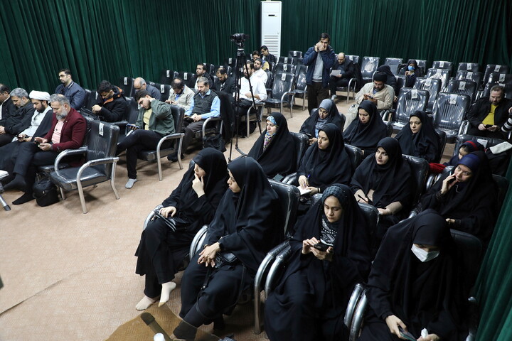 تصاویر/ نشست خبری همایش بیست و هفتمین کتاب سال حوزه