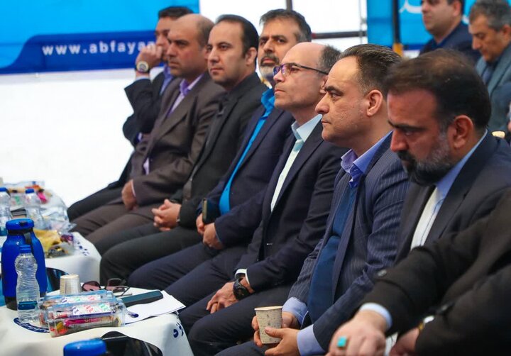 تصاویر/ بهره برداری از مخزن ذخیره آب ۱۵ هزار مترمکعبی غدیر یزد