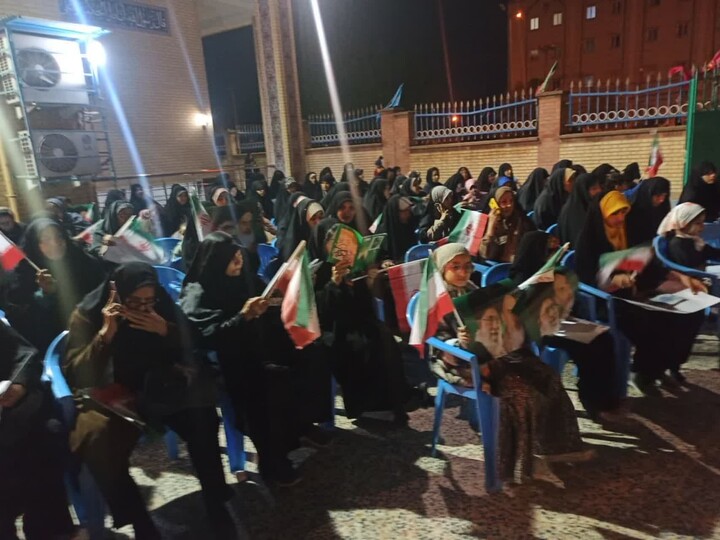 اجتماع بزرگ مردمی در محکومیت اهانت به ساحت مقدس قرآن کریم و مساجد در برازجان