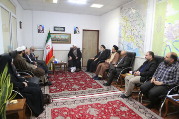 تصاویر/ دیدار شورای ائتلاف نیروهای انقلاب اسلامی با و مدیر حوزه علمیه استان خوزستان