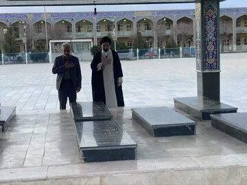 سفر نماینده ولی‌فقیه در کاشان به شهر بادرود + عکس