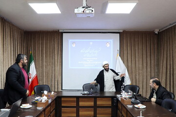 تصاویر/ نشست خبری سخنگوی قرارگاه جنگ ترکیبی بلاغ مبین  حوزه های علمیه