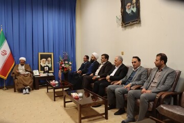 تصاویر/ دیدار رئیس سازمان منابع طبیعی کشور با امام جمعه ایلام