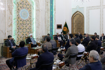 تصاویر/ دیدار اعضای بنیاد ملی نخبگان خراسان رضوی با تولیت آستان قدس رضوی