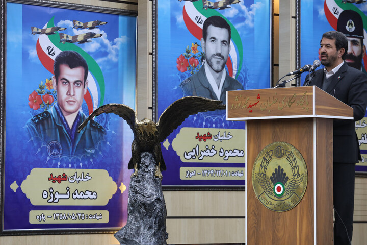 تصاویر / مراسم گرامیداشت روز نیروی هوایی در پایگاه شهید نوژه همدان