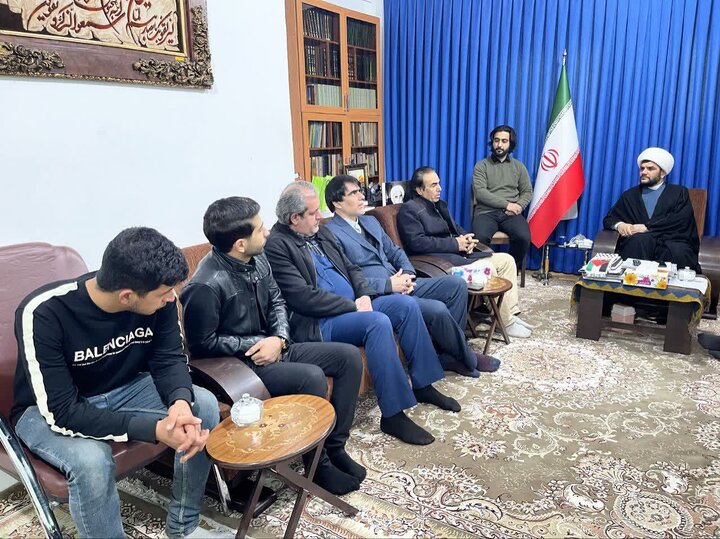 تصاویر/ دیدار جمعی از علاقه‌مندان، مدیران، مربّیان و بازیکنان رشته‌ی ورزشی  چوگان با امام جمعه تالش