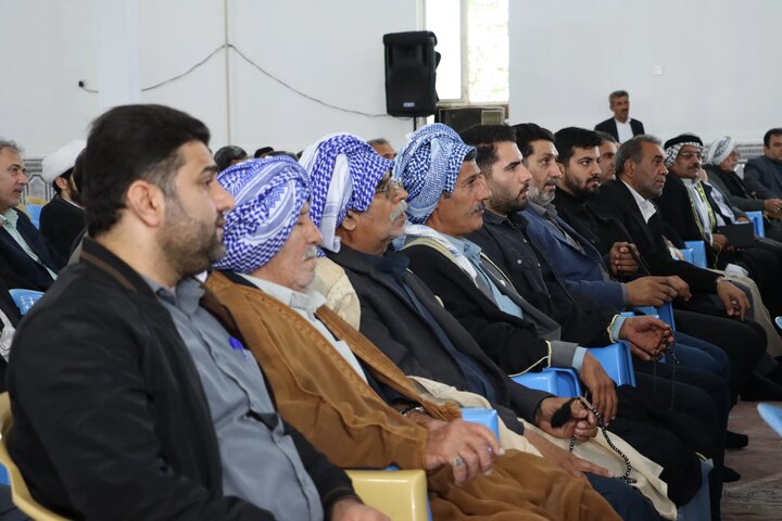 آیین افتتاح پروژه آبرسانی بخش رغیوه شهرستان هفتکل همزمان با دهه فجر باحضور حجت الاسلام والمسلمین موسوی‌فرد نماینده ولی فقیه در خوزستان