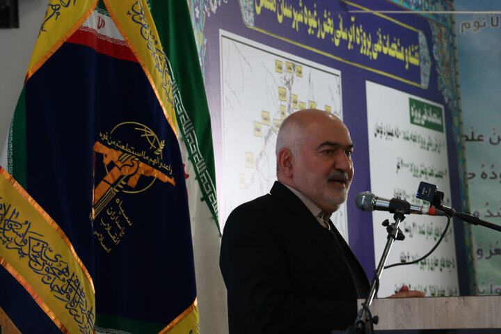 آیین افتتاح پروژه آبرسانی بخش رغیوه شهرستان هفتکل همزمان با دهه فجر باحضور حجت الاسلام والمسلمین موسوی‌فرد نماینده ولی فقیه در خوزستان