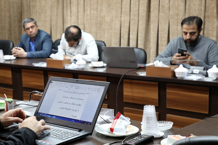 تصاویر/ نشست خبری سخنگوی قرارگاه جنگ ترکیبی بلاغ مبین  حوزه های علمیه