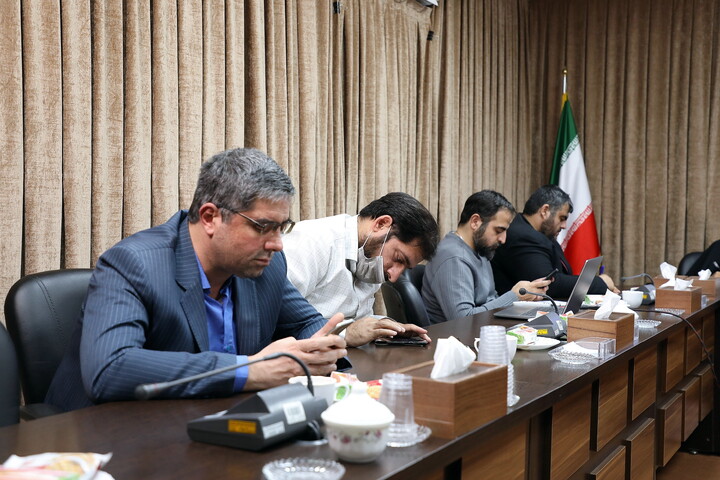 تصاویر/ نشست خبری سخنگوی قرارگاه جنگ ترکیبی بلاغ مبین  حوزه های علمیه