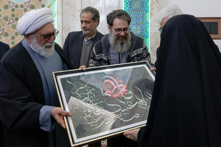 تصاویر/ دیدار اعضای بنیاد ملی نخبگان خراسان رضوی با تولیت آستان قدس رضوی