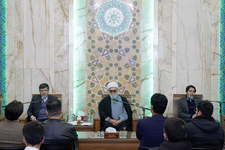 تصاویر/ دیدار اعضای بنیاد ملی نخبگان خراسان رضوی با تولیت آستان قدس رضوی