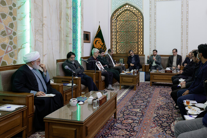 تصاویر/ دیدار اعضای بنیاد ملی نخبگان خراسان رضوی با تولیت آستان قدس رضوی