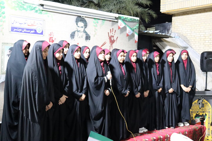 تصاویر/ یادواره شهدای انقلاب در بندر دیّر