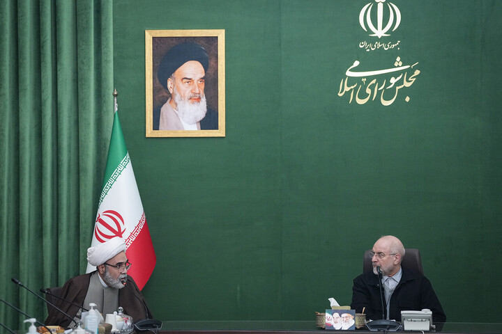 تصاویر/ دیدار اعضای شورای هماهنگی یوم الله دهه فجر با قالیباف