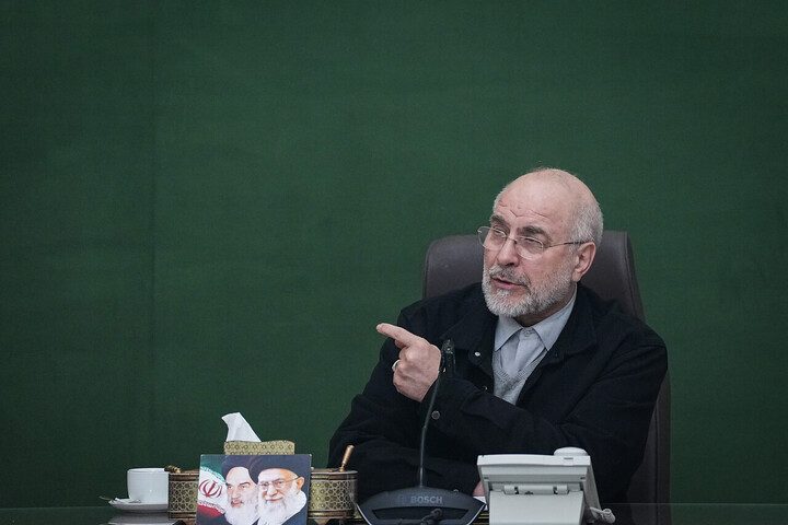 تصاویر/ دیدار اعضای شورای هماهنگی یوم الله دهه فجر با قالیباف