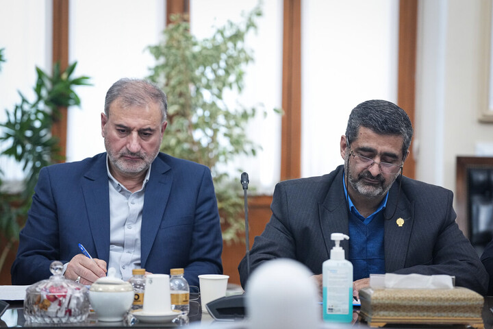 تصاویر/ دیدار اعضای شورای هماهنگی یوم الله دهه فجر با قالیباف