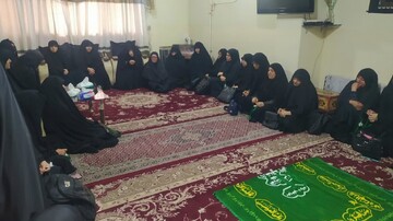 دیدار طلاب مدرسه علمیه امام هادی(ع) با خانواده شهید میداودی+ تصویر